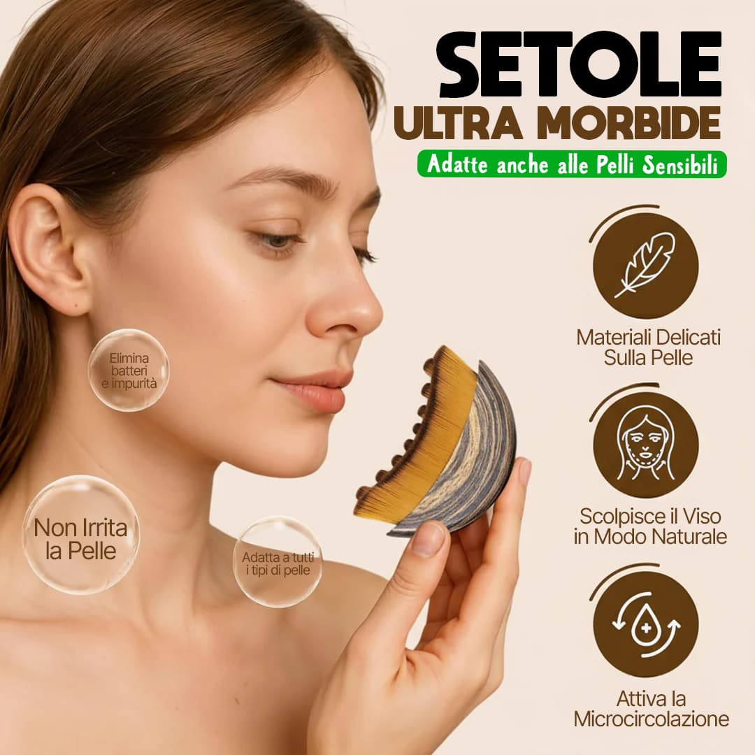 DemmyLab - Spazzola Viso Linfodrenante