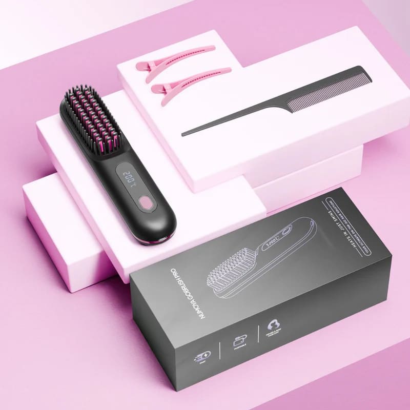 Spazzola Lisciante Portatile Senza Fili DermyLab PRO