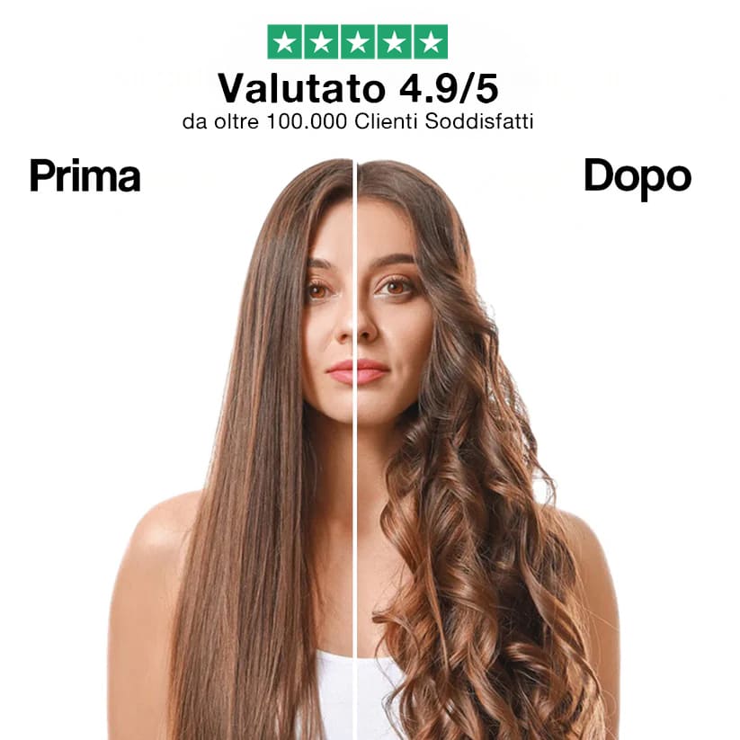 DermyLab Kit 5 in 1 - Asciuga, Liscia, Arriccia, Volumizza, Modella