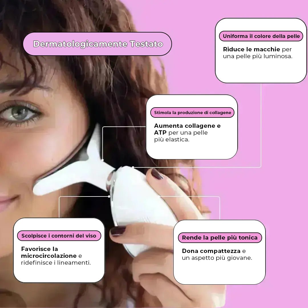 DemmyLab 7-in-1 Massaggiatore Viso LED