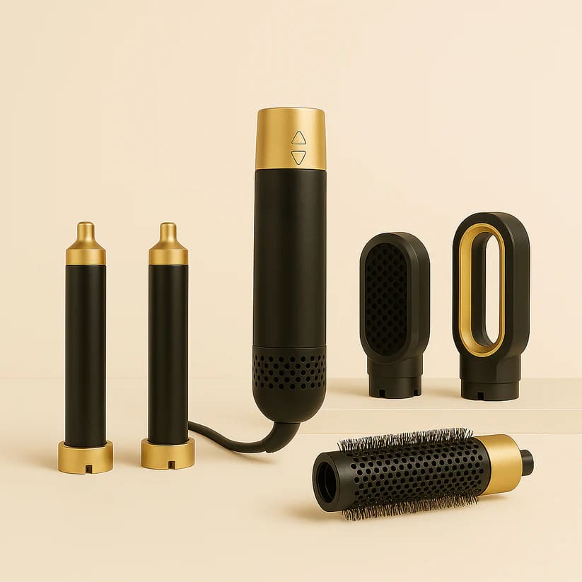 DermyLab Kit 5 in 1 - Asciuga, Liscia, Arriccia, Volumizza, Modella