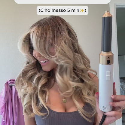 DermyLab Kit 5 in 1 - Asciuga, Liscia, Arriccia, Volumizza, Modella